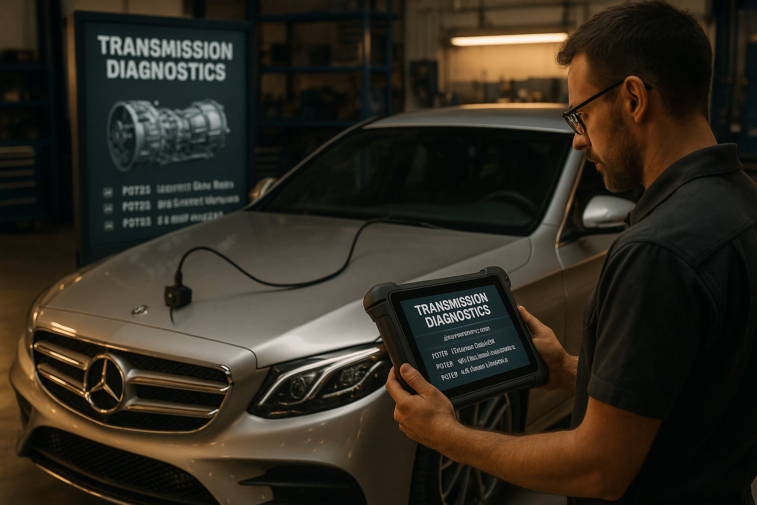 Диагностика аварийного режима АКПП Mercedes-Benz в профессиональном сервисе