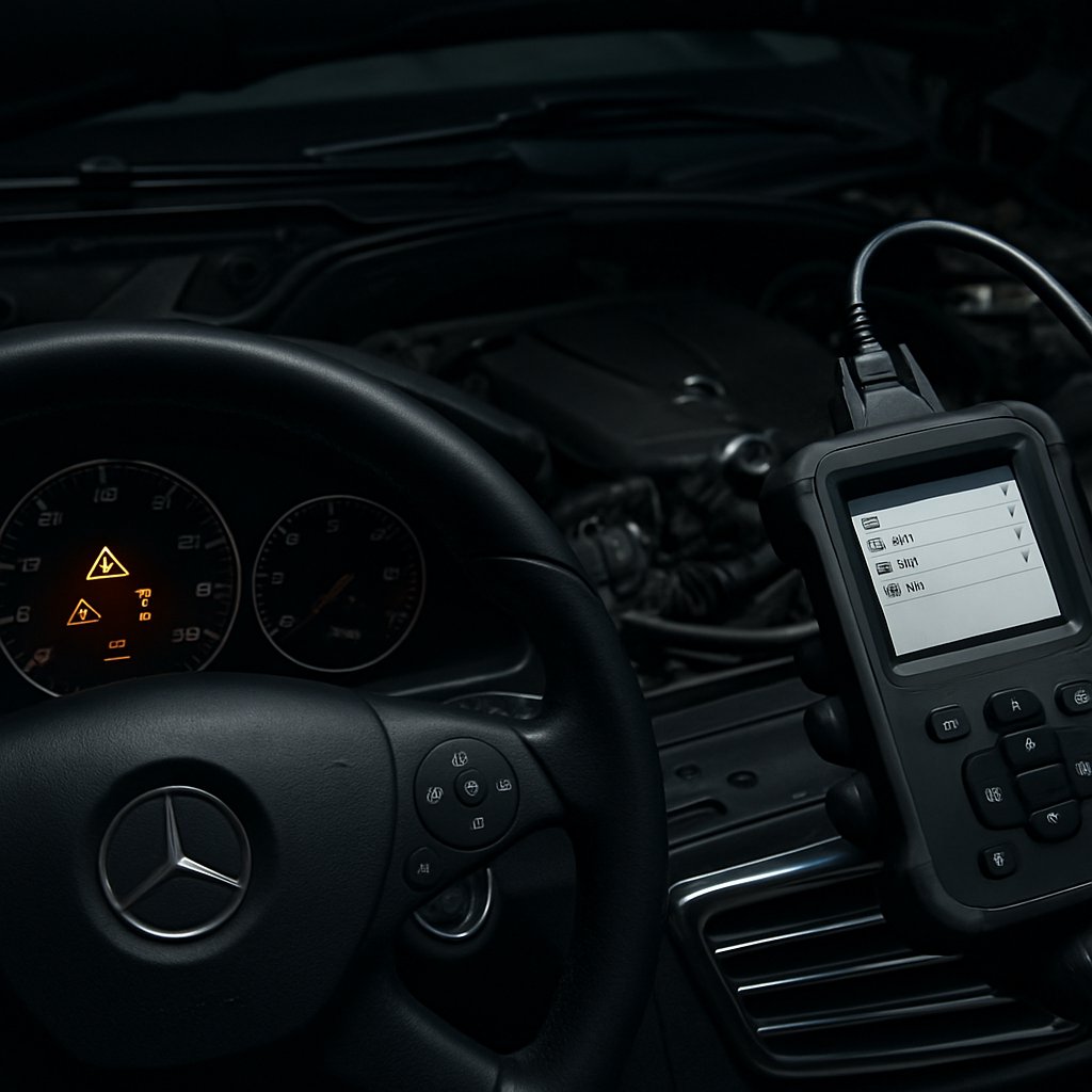 Компьютерная STAR‑диагностика Mercedes E‑класс