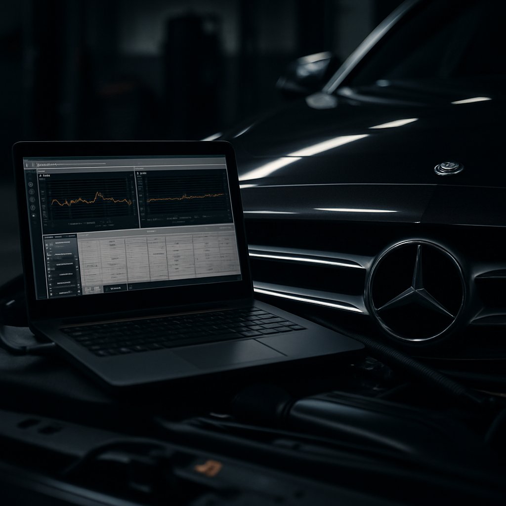 Узел крупным планом: Диагностика Mercedes C W205