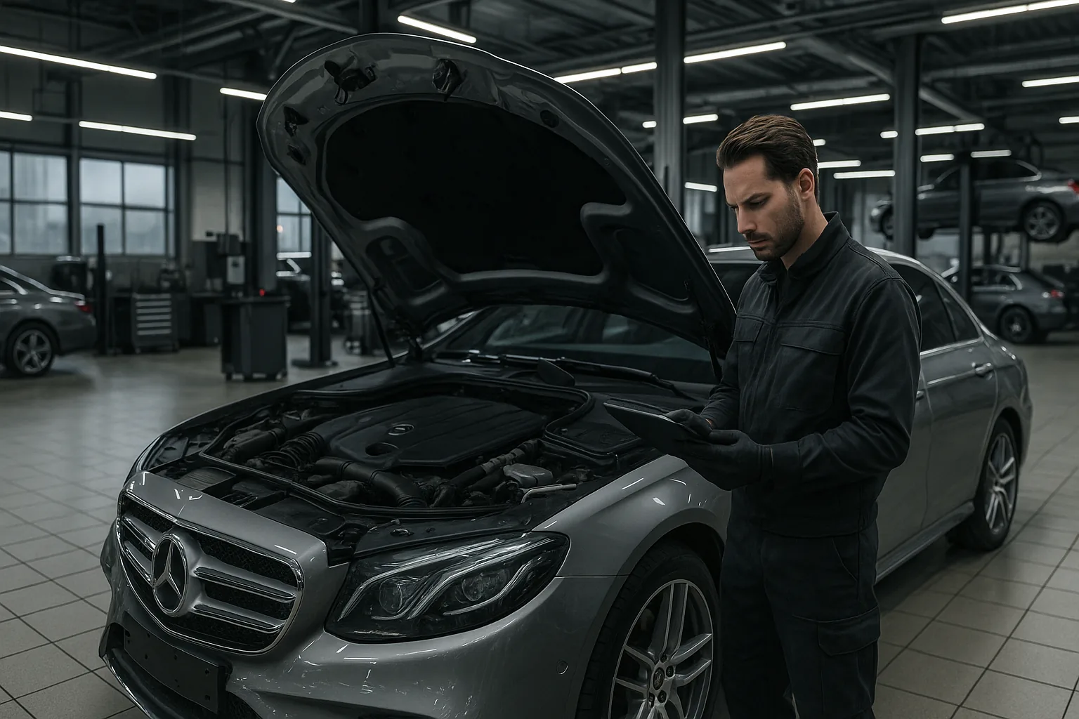 Ремонт двигателя Mercedes-Benz в сервисе MB Doctor