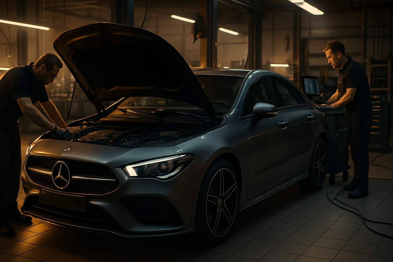 Ремонт Mercedes CLA C118 в автосервисе MB Doctor