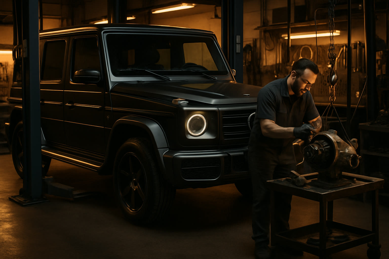 Mercedes G-класс W463 в автосервисе MB Doctor