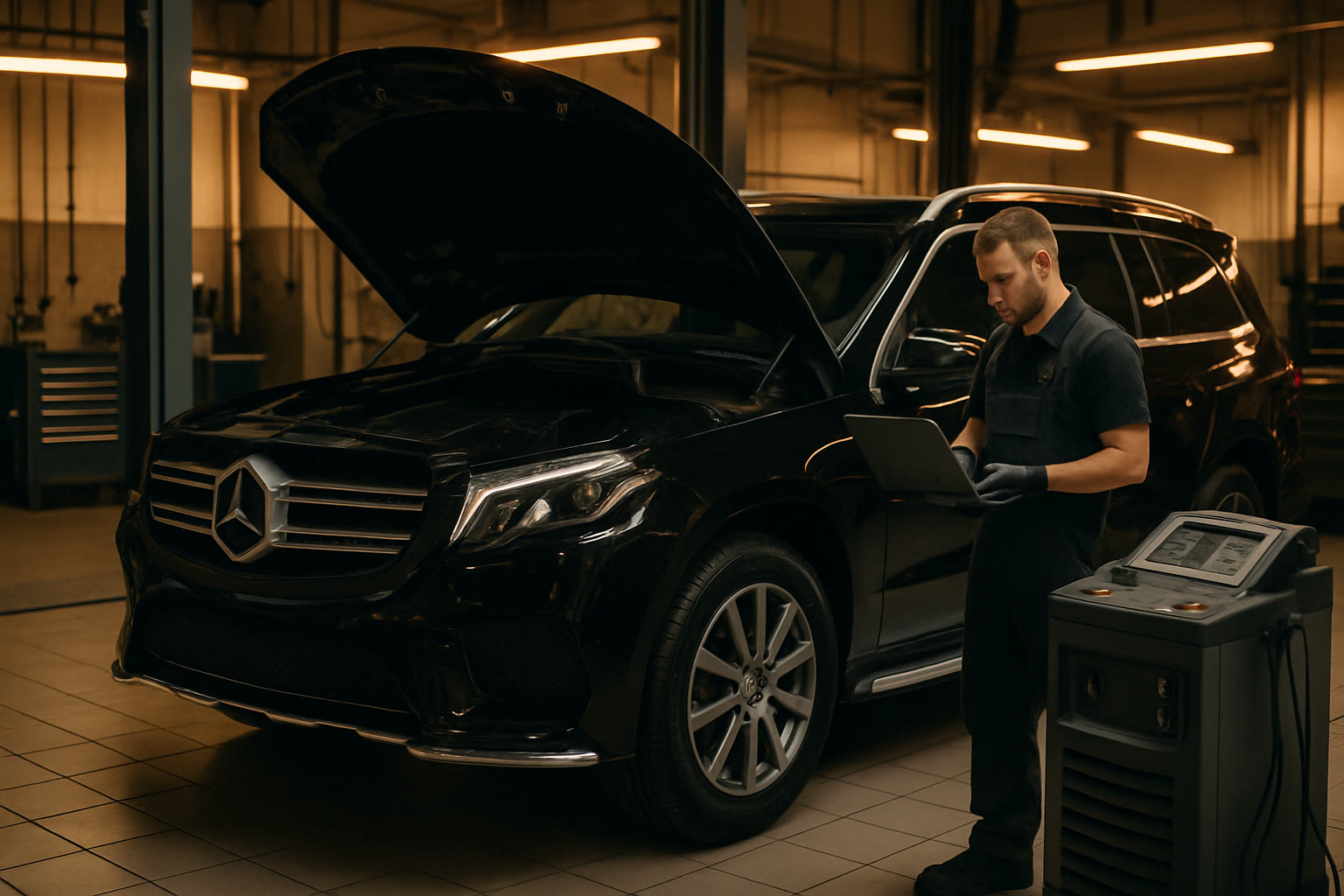 Ремонт Mercedes GLS X166 в автосервисе MB Doctor