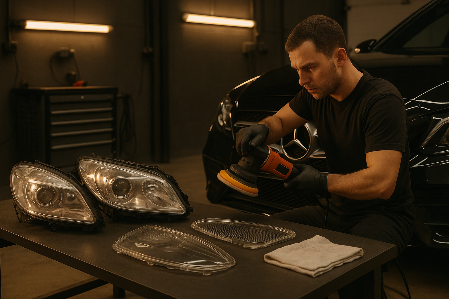 Ремонт оптики Mercedes-Benz в профессиональном автосервисе