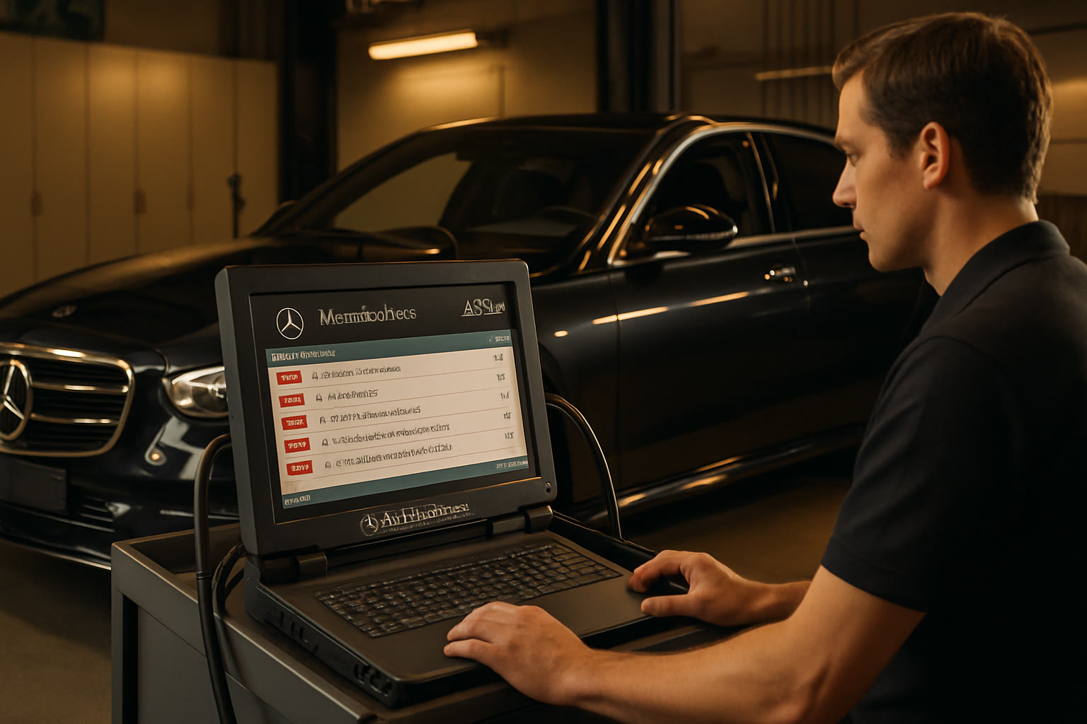 Диагностика ABS ESP Mercedes-Benz