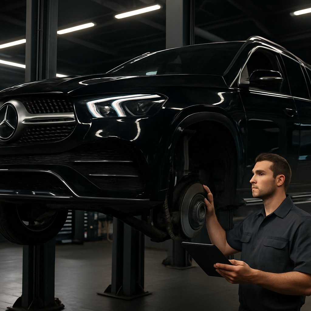 Ремонт подвески Mercedes GLE в MB Doctor