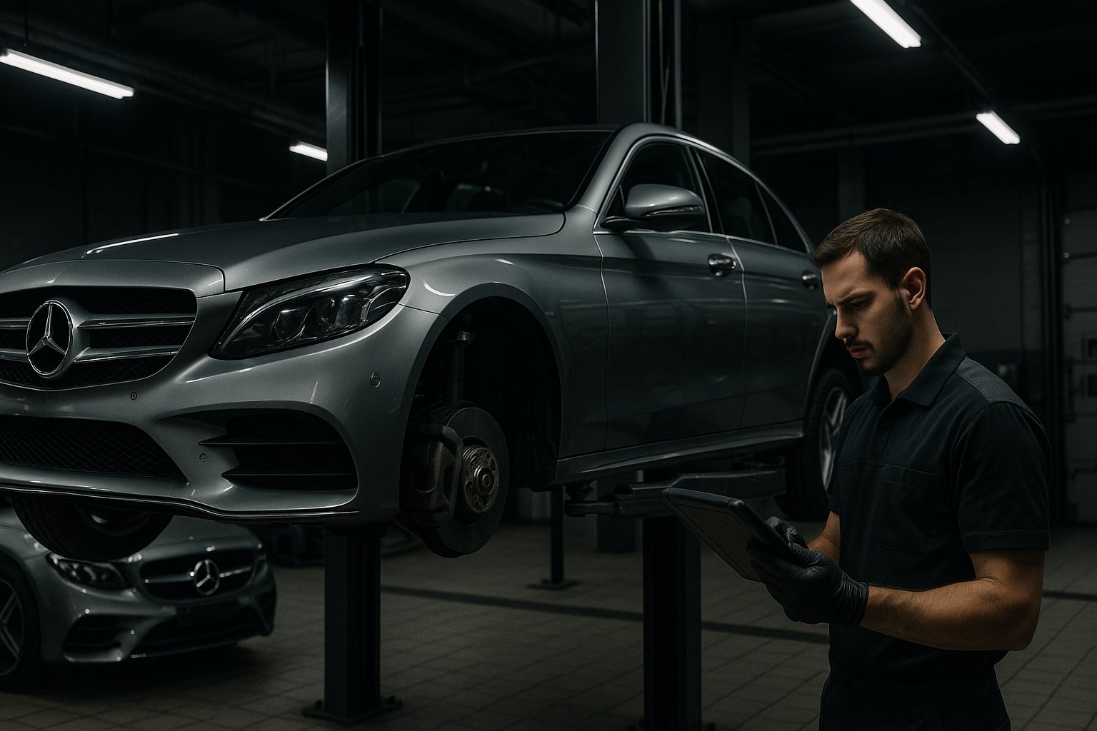 Ремонт подвески Mercedes E W212 в Москве — MB Doctor